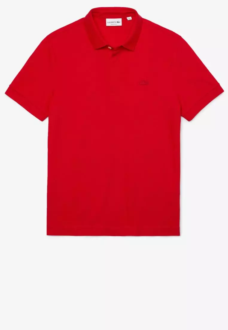 Men's Lacoste Paris Polo Shirt Regular Fit Piqué