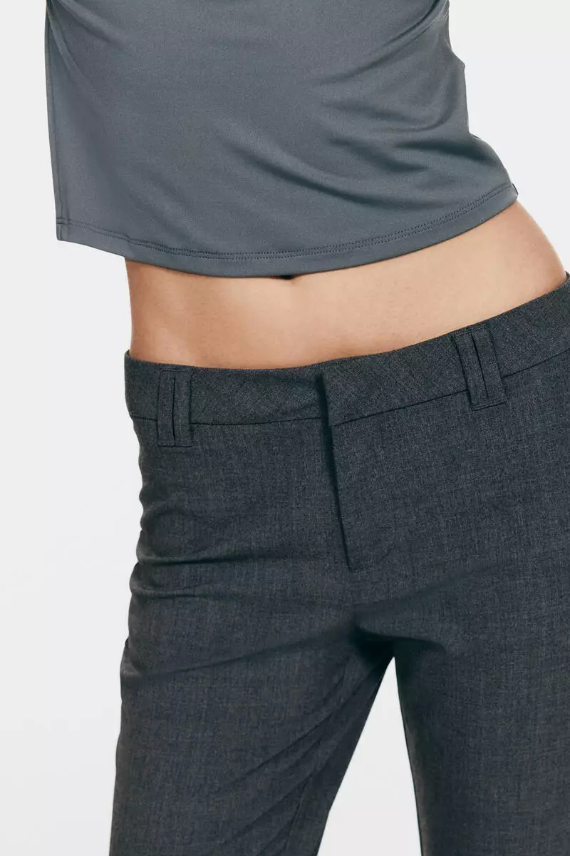 Flared tailored trousers
