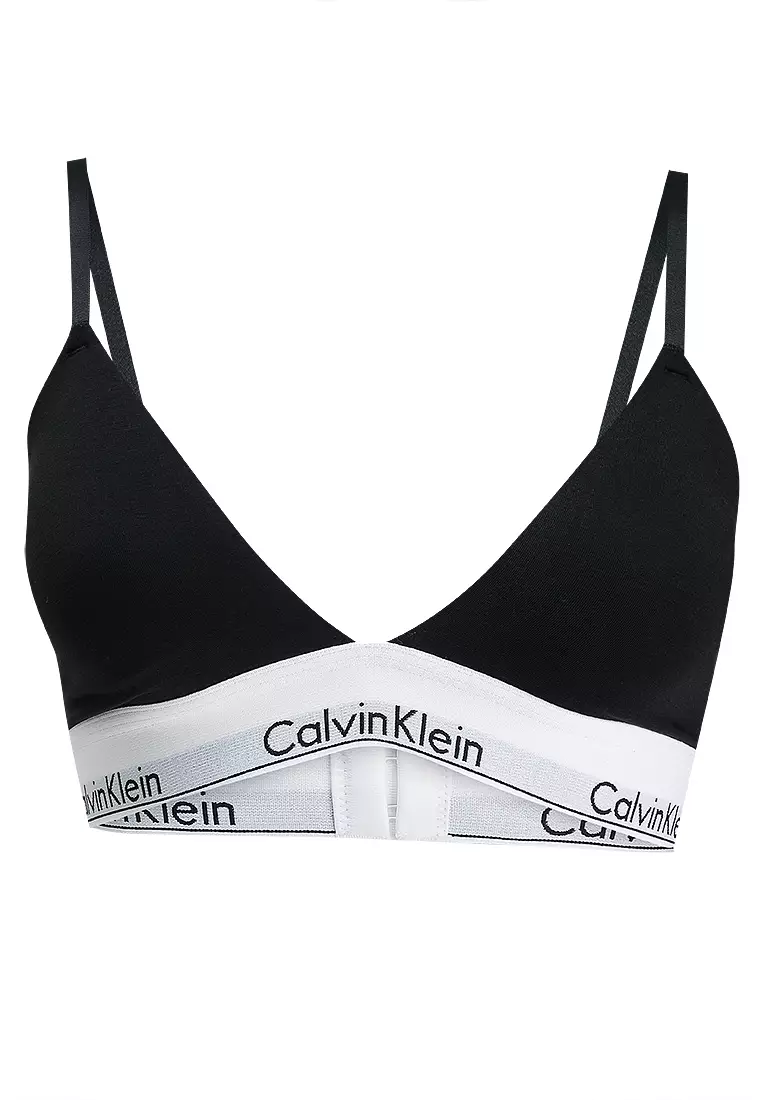 Modern Cotton Lightly Lined Triangle Bralette - Calvin Klein Underwear