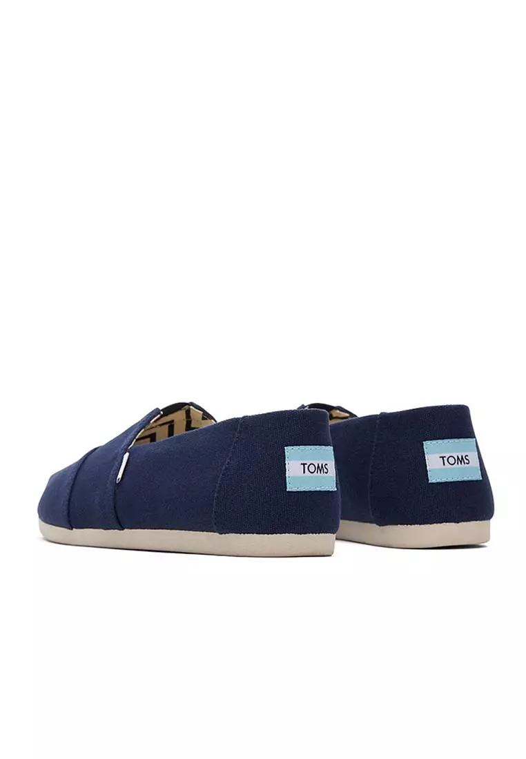 Buy TOMS Toms Men's Alpargata Slip On Navy 2025 Online ZALORA