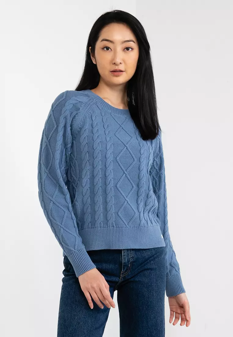 Buy Superdry Vintage Cotton Cable Sweater Original Vintage