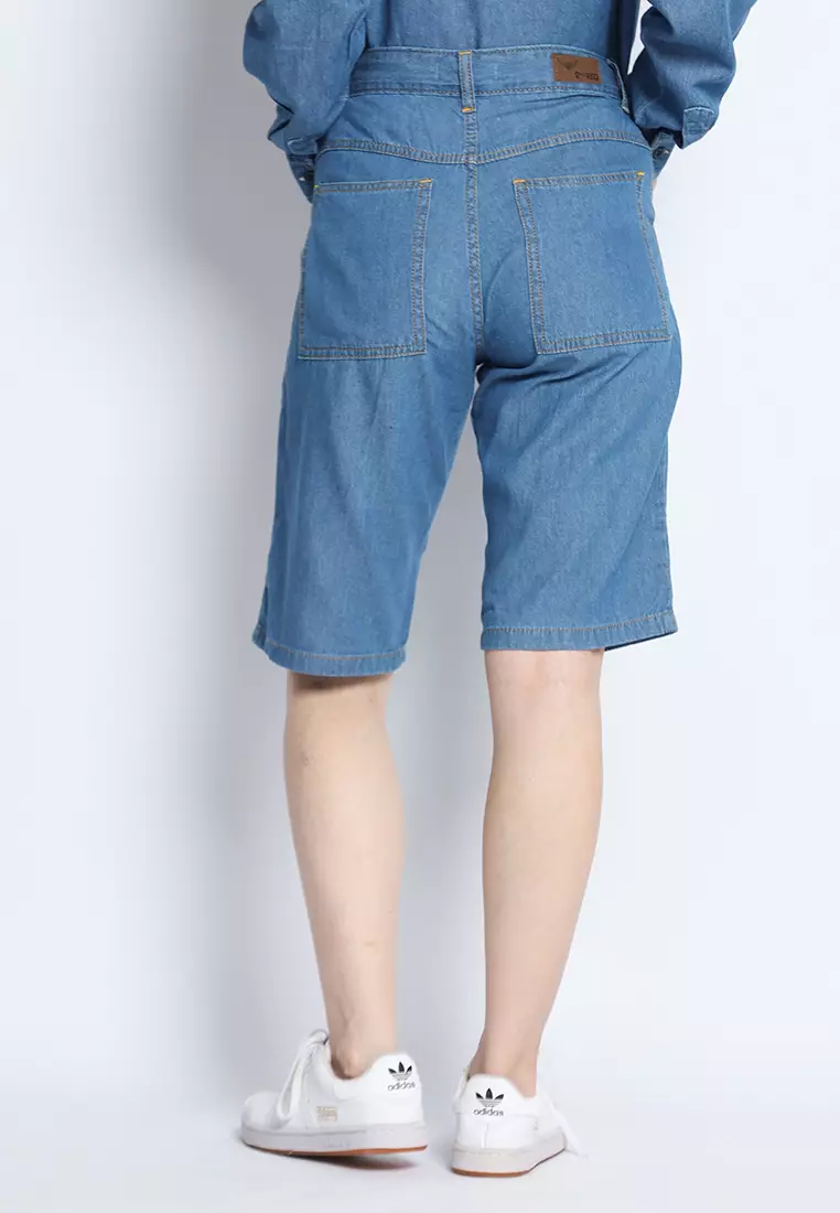 Celana Pendek Skena Wanita Denim Chambay 262403