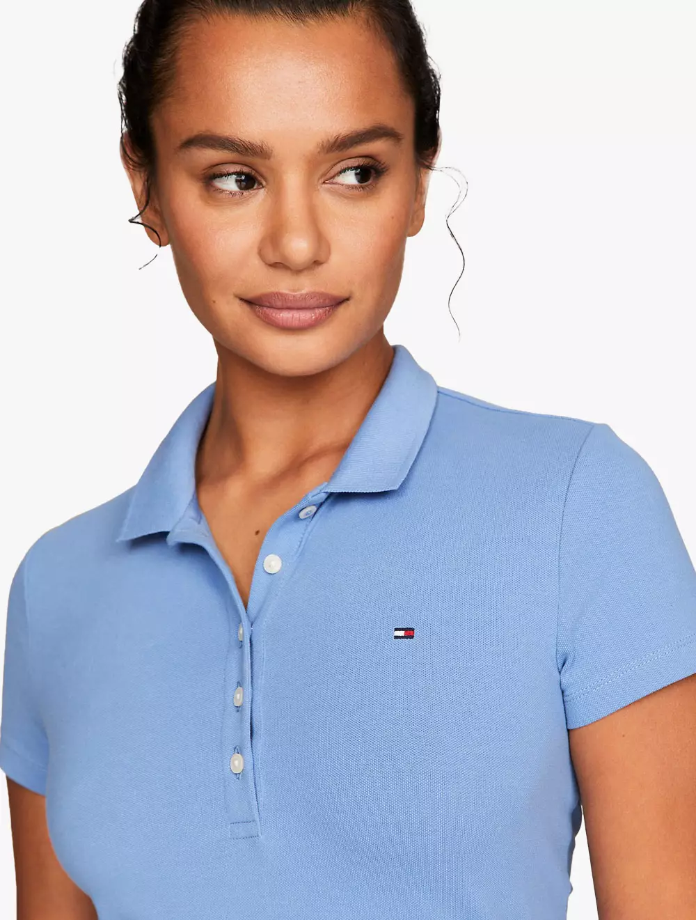 Tommy Hilfiger - Slim Short Polo Dress - Blue - Blue