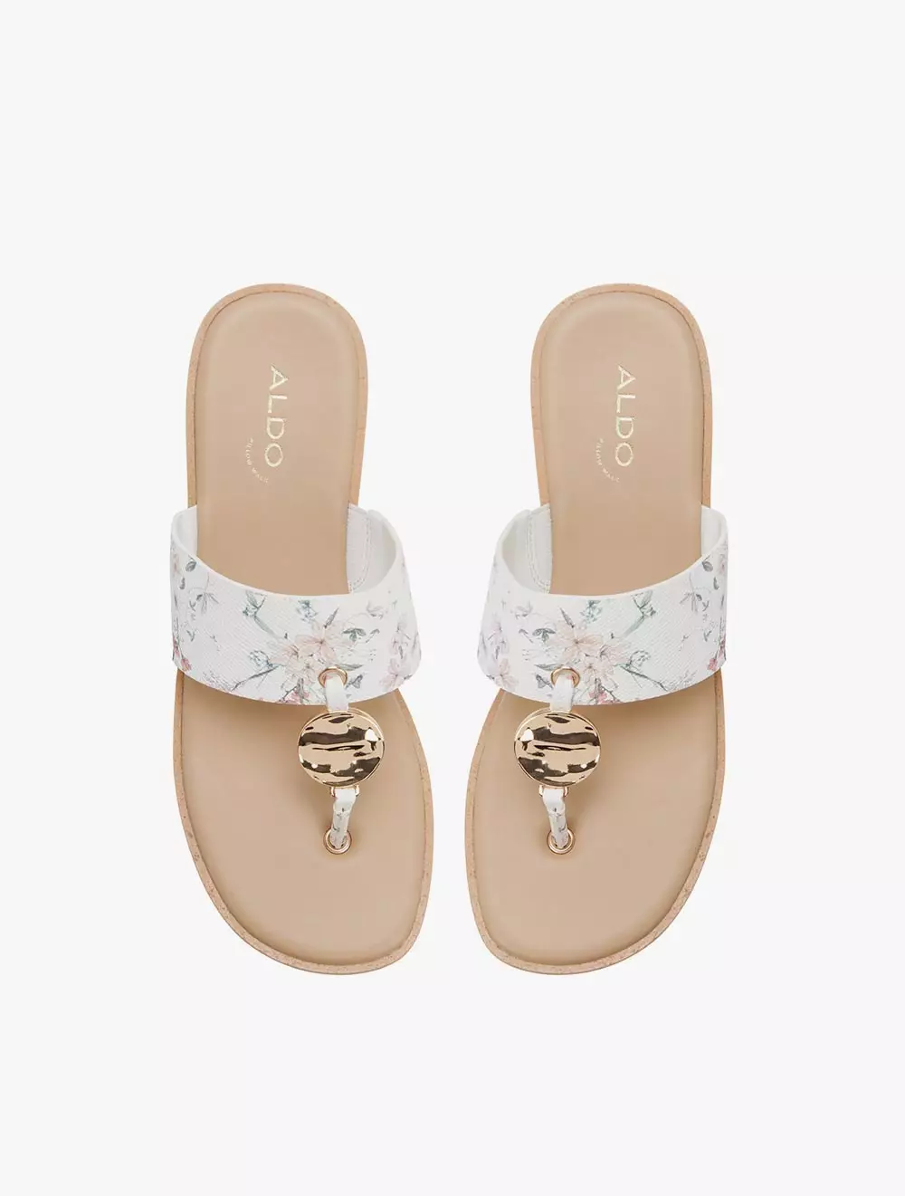 Aldo Trenala Women's Beach Sandals - White Multi