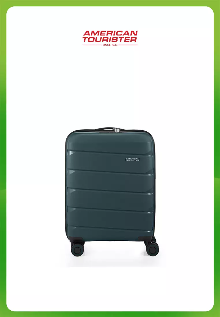 American Tourister Koper Hardcase Air Move Cabin 20 inch- Jungle Green