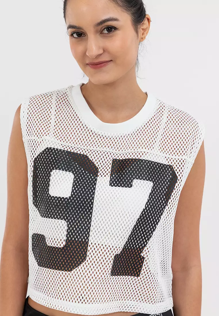 Puma X Rosé Relaxed Mesh Top