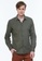 SISLEY green Slim Fit Shirt 13465AAACF1341GS_1