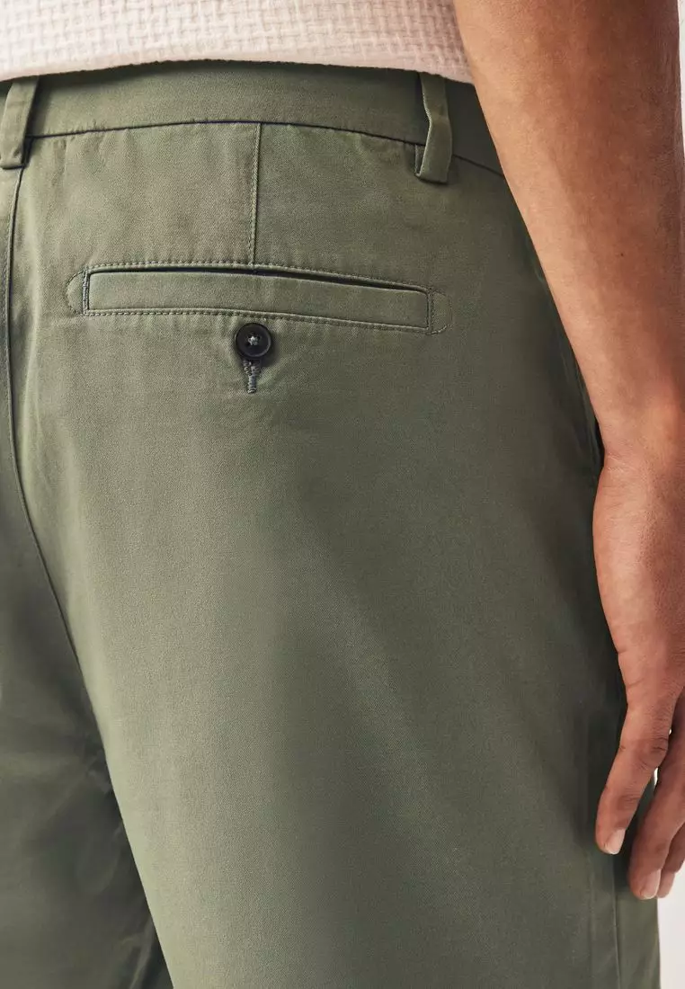 Stretch Chinos Shorts Straight Fit