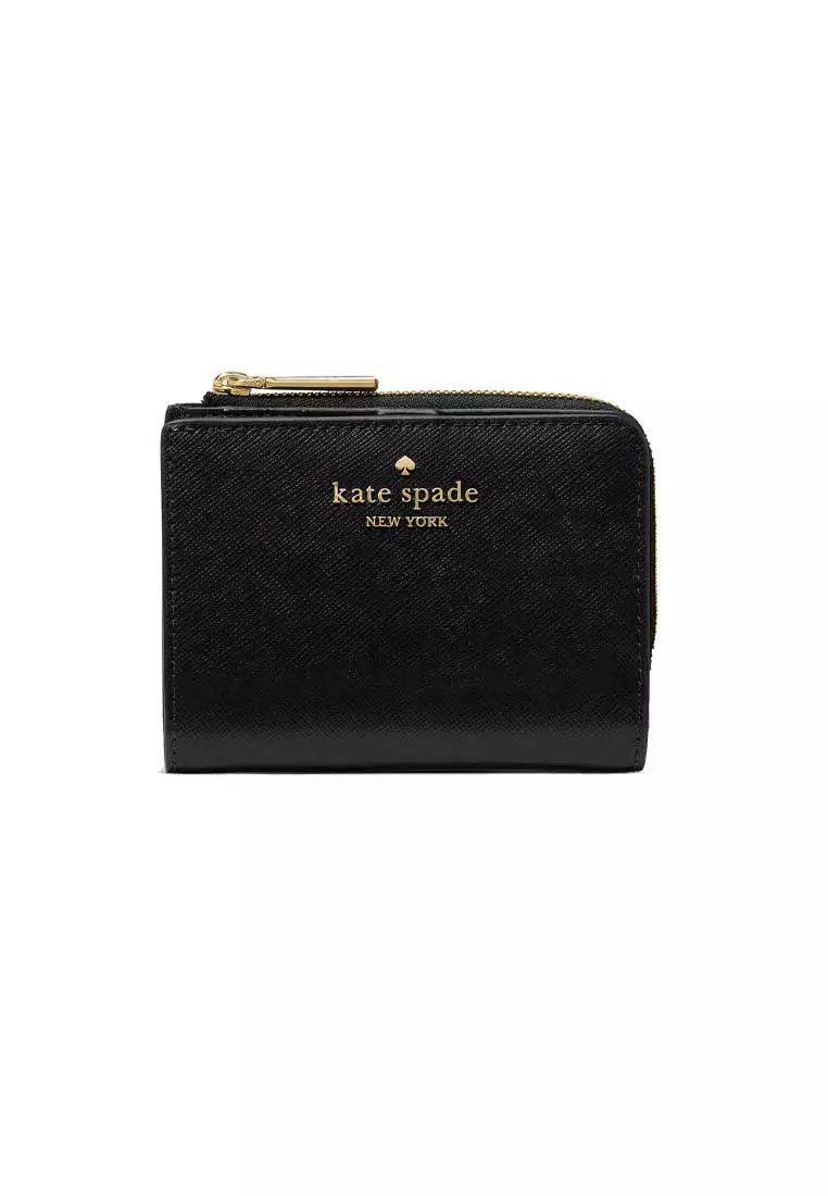 kate spade まとめ売り Kate Spade Small L-Zip Wallet Black KN767 2026 | Buy Kate Spade