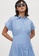 H&M blue Shirt Dress 72C52AA970DAE7GS_3
