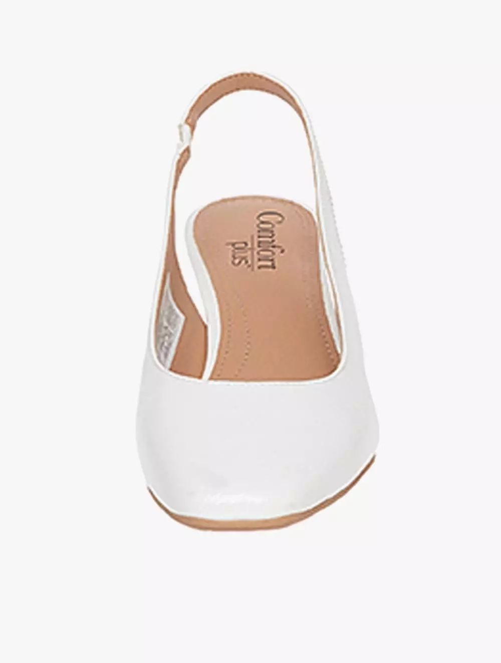 Payless Comfort Plus By Predictions Womens Bella Slingback Heels - White_04