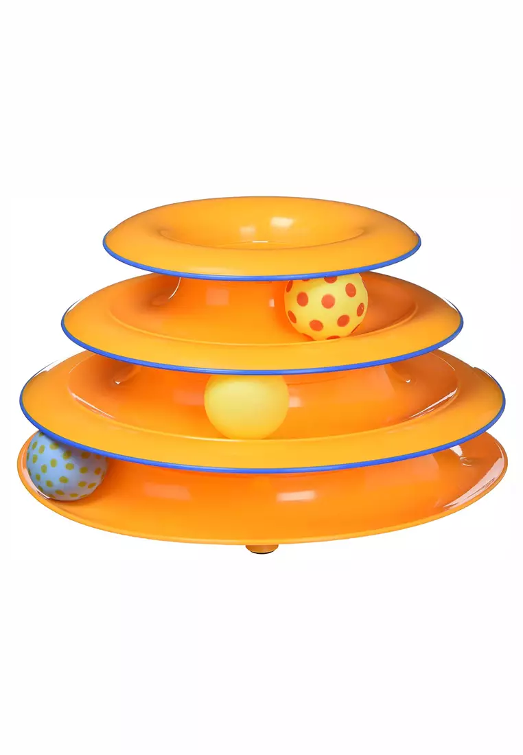 Tower of tracks cat hot sale toy