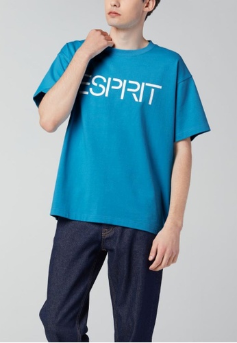 ESPRIT blue ESPRIT Archive Re-Issue Color T-Shirt [Unisex] BF992AA60C658CGS_1