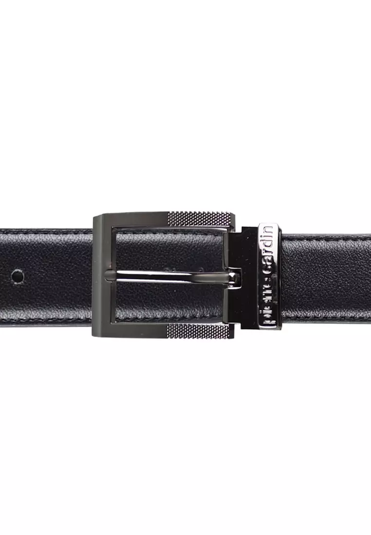 Pierre Cardin Ikat Pinggang Pria Kulit Leather Sabuk Gesper Branded Impor Men Belt Casual P