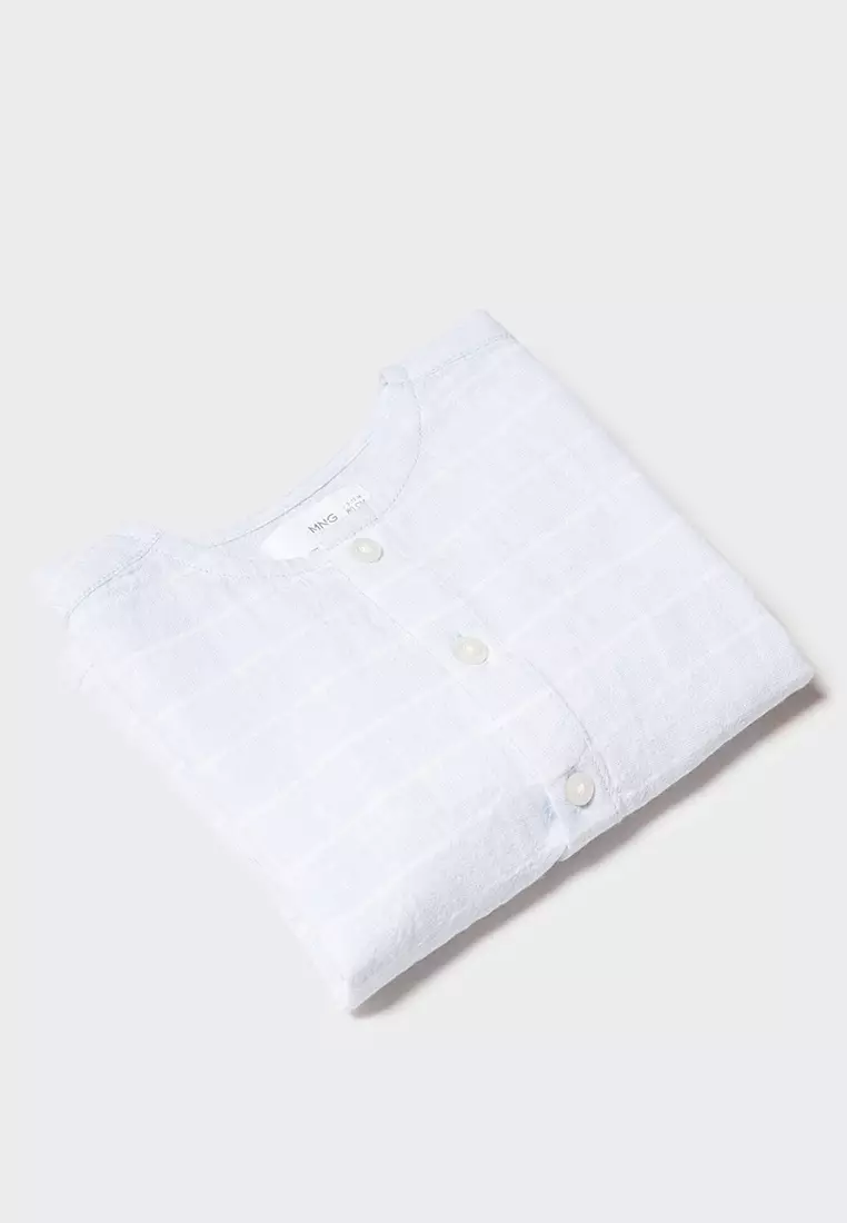 Striped Cotton Linen Shirt
