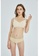 W-Bras beige Strong Hold  0.08cm Lightly Lined Adjustable V-neck Invisibles Bra 60B10US2A52C04GS_2
