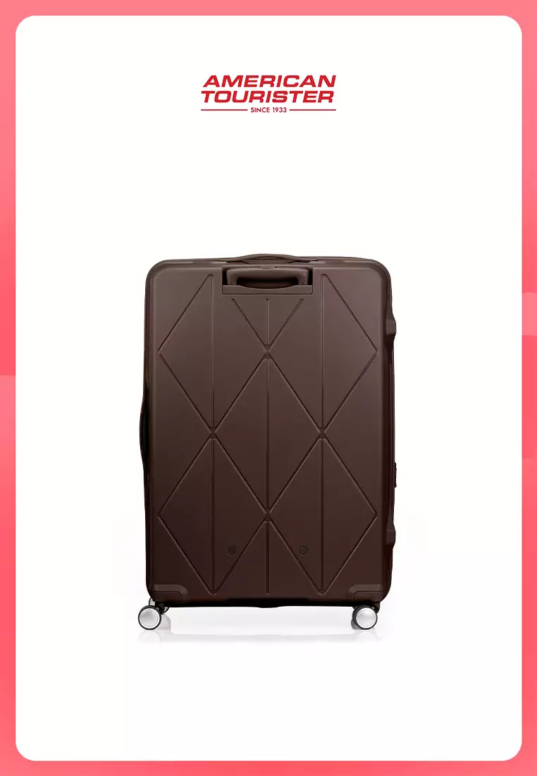 American Tourister Koper Hardcase Argyle Large 30 Inch EXP TSA V2 - Dark Chocolate