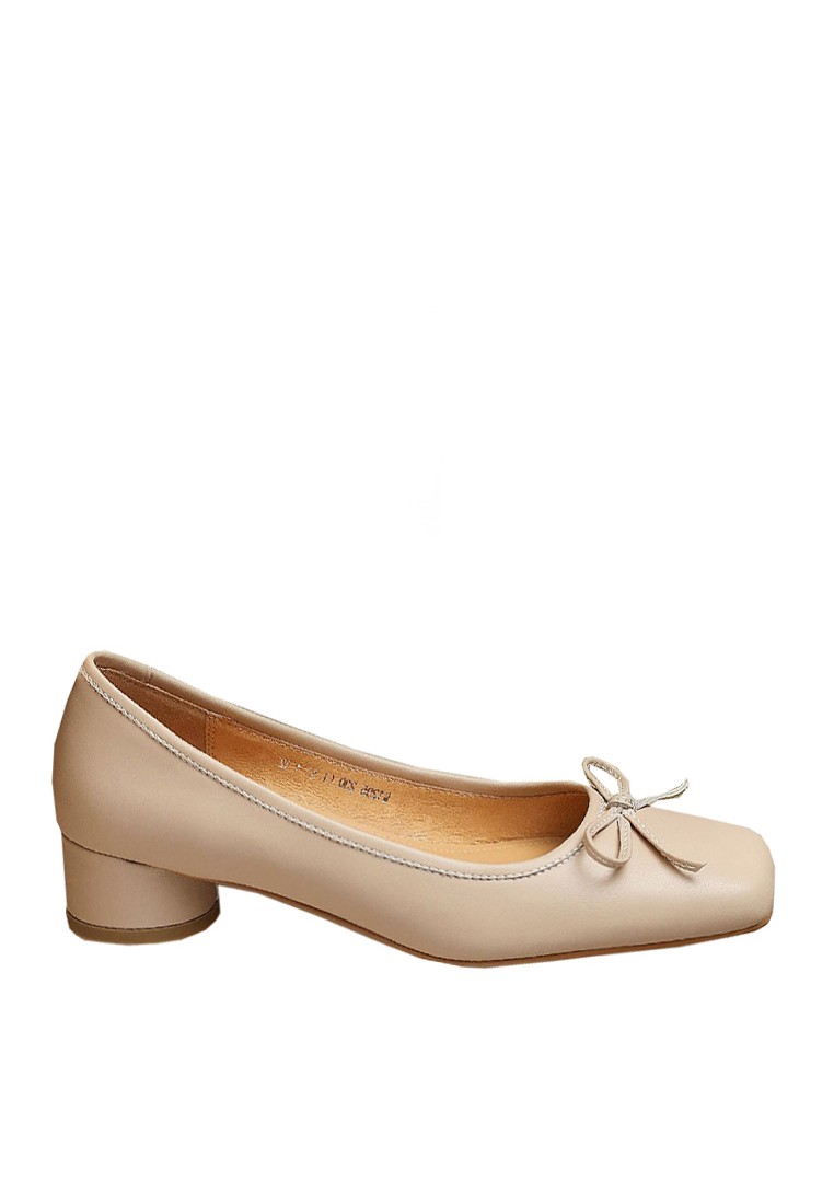 VANSA Fashion Sheep Leather Bow Pumps VSW-H02271295
