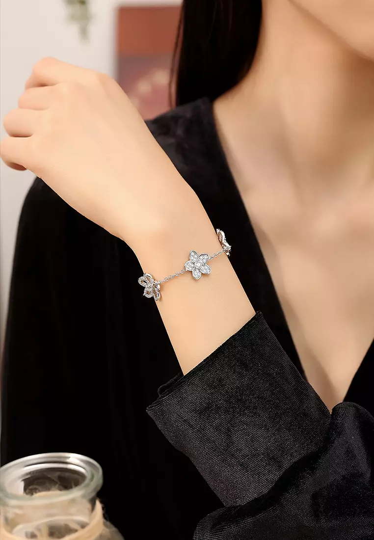 Gelang Wanita Titanium Wanita Korea Style Elegant Aksesoris Jewelry Cewek Bracelets