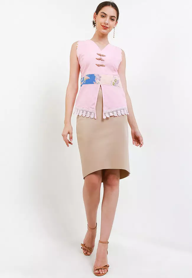 Kebaya Kutung Senada List Batik