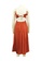 Reformation brown reformation Brown Maxi Dress with hidden Shorts E745EAA93CABFFGS_3