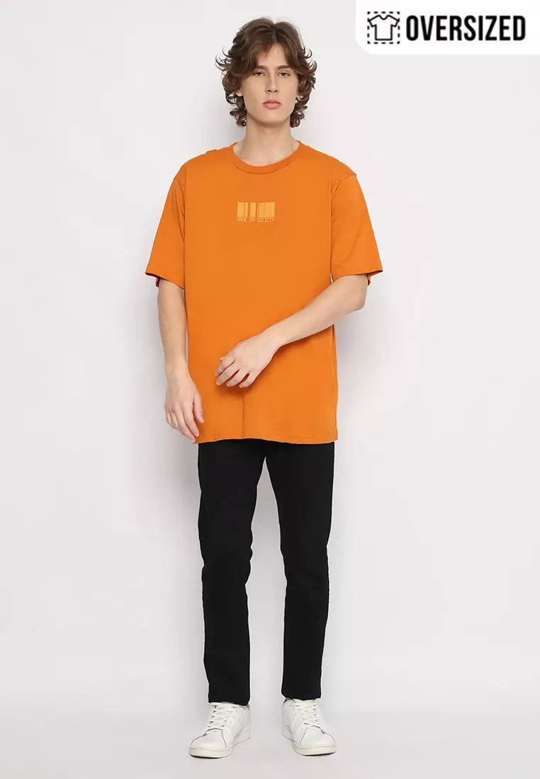 RBJ T-Shirt Cotton Combed Oversized Pria 2079250191