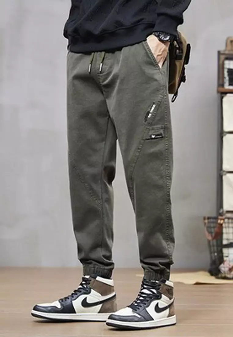 Drawstring Slim Jogger Pants