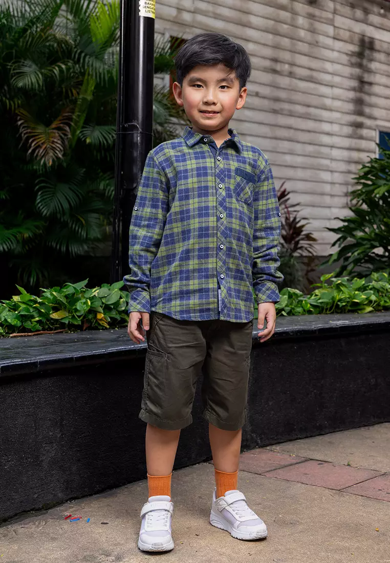 Little X eight Boy Davis Shirt Kids