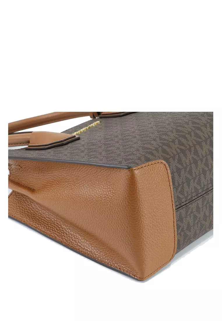MICHAEL KORS Michael Kors Mercer Medium Logo and Leather