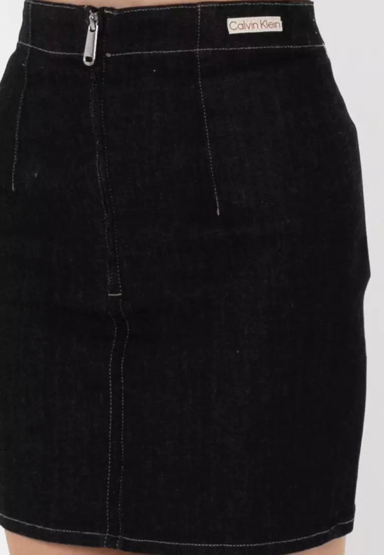 Tube Mini Denim Skirt - Calvin Klein Jeans