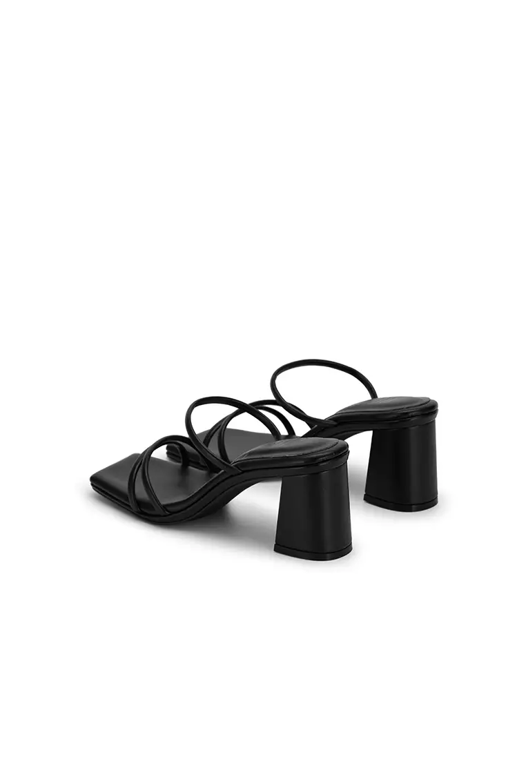 CLOUDFOAM STRAPPY BLOCK HEEL SLIDE
