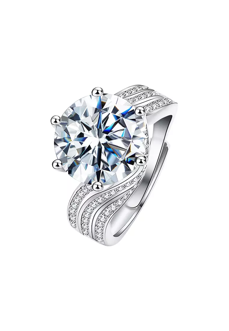 Cincin Wanita Cincin Ring Cewe Gift Adjustable Aksesoris Cewek Perhiasan Pasangan Cewek Wedding Tunangan Gift