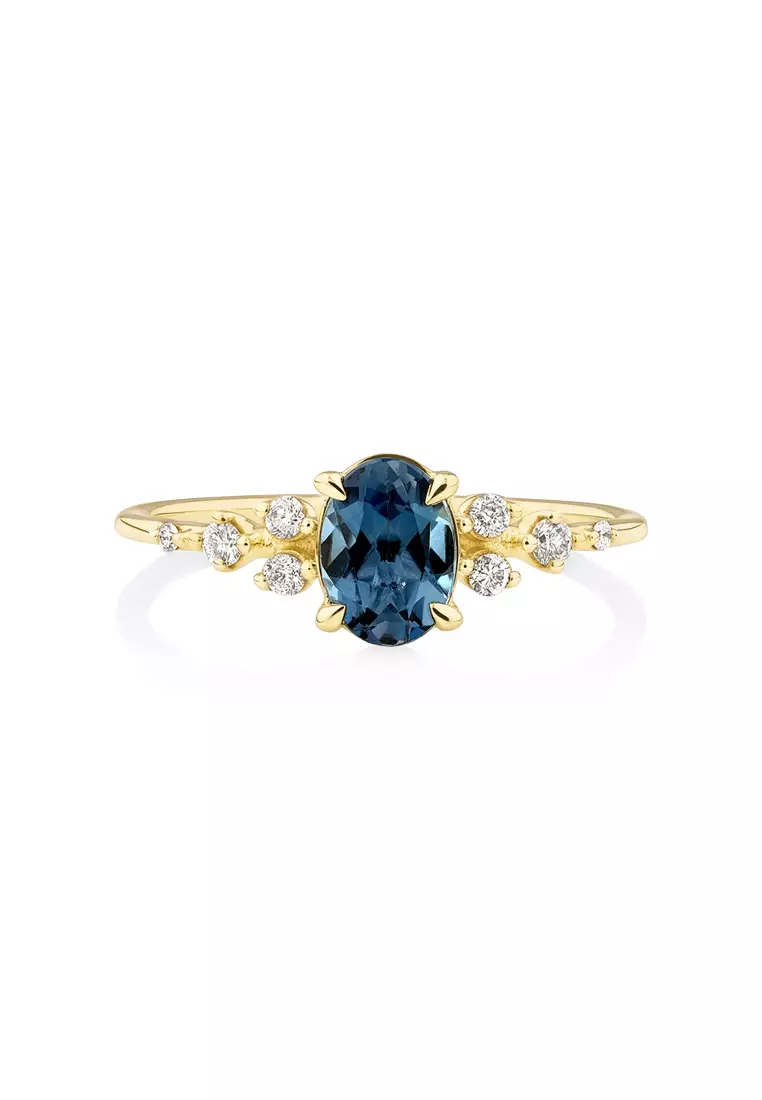 Michael hill blue 2025 topaz ring