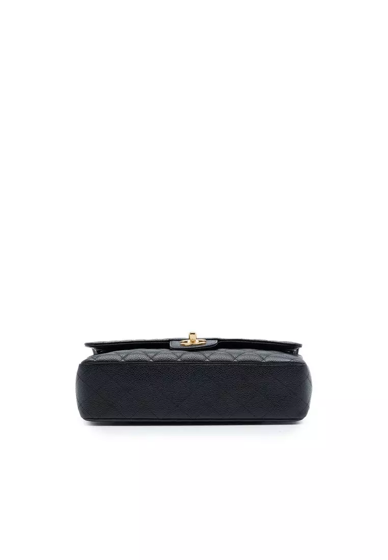 Pre-Loved Chanel Medium Classic Caviar Double Flap