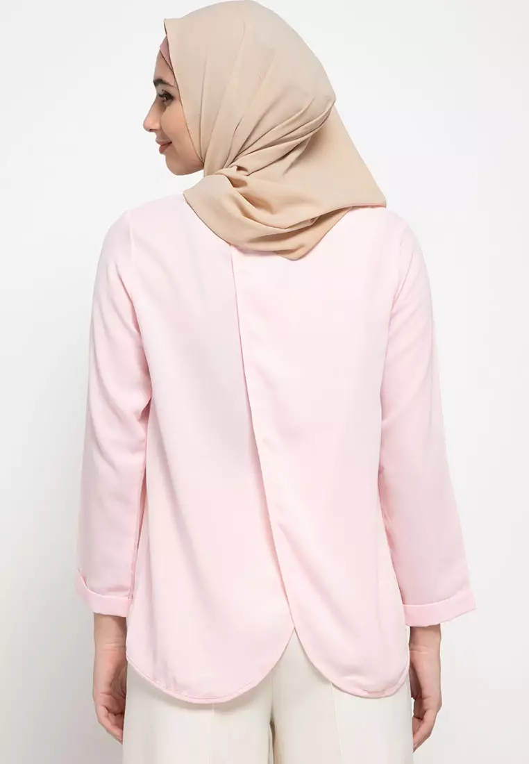 Janine Blouse In Light Pink