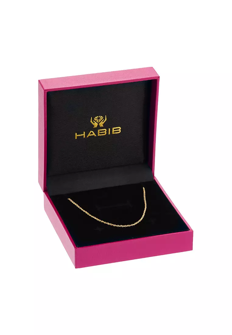 HABIB 375/9K  Yellow Gold Necklace 040 GDS 375YG