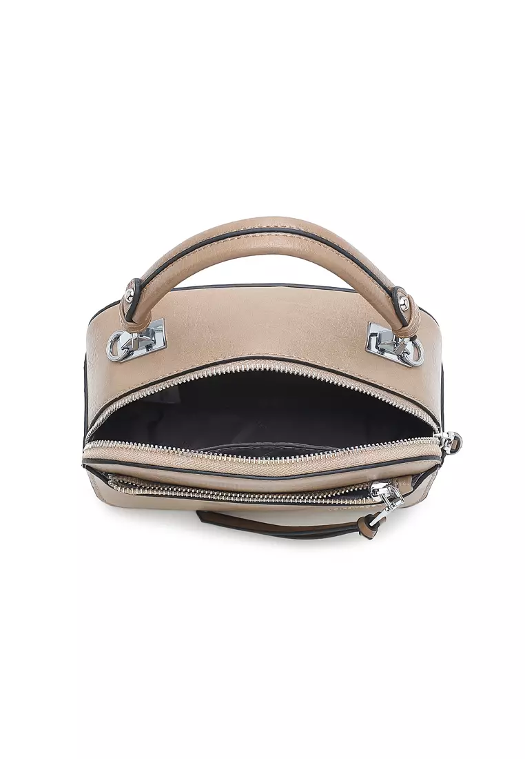 Top Handle Bag / Sling Bag / Shoulder Bag - Beige