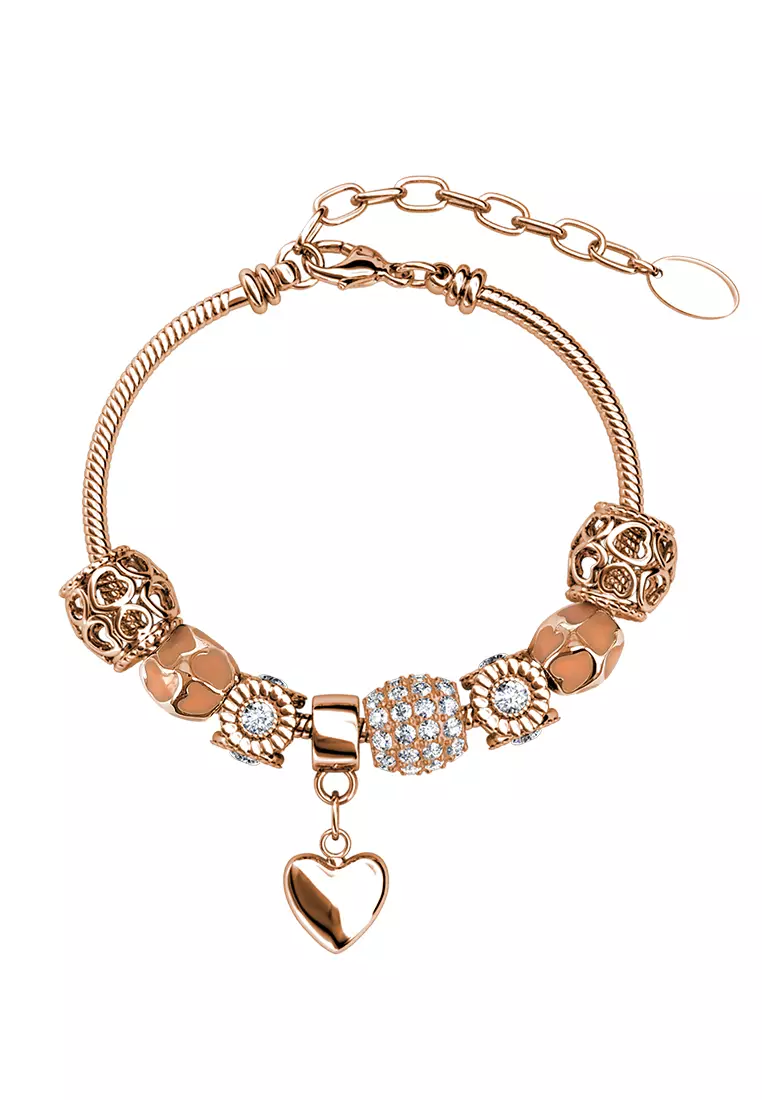 Gold charm bracelets for new arrivals women