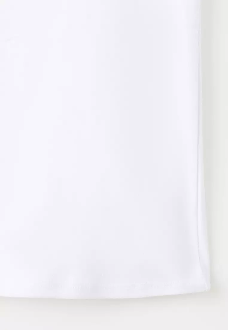 Ribbed Semi-Transparent Top