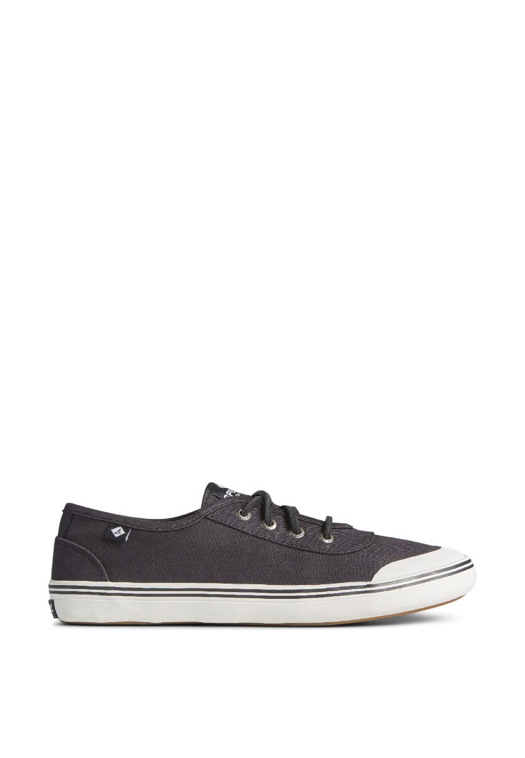 Sperry Women's Lounge Away 2 Lace Up Slip-On Sneaker - Black (STS86727)
