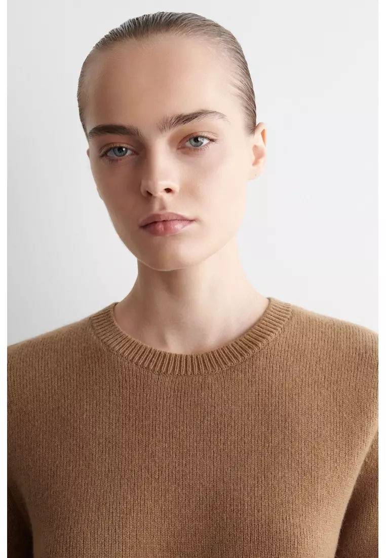 MERINO WOOL CREW-NECK JUMPER