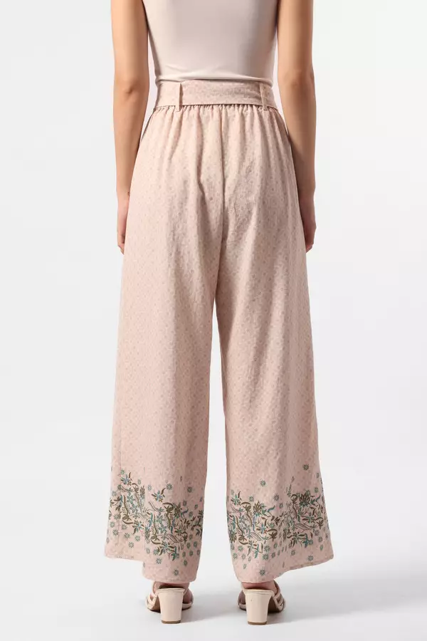 MINIMAL - Ayudewi - Kulot Motif Bunga - Beige Warna Beige