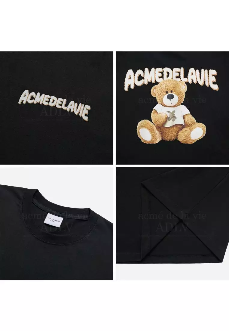 Jual Acme De La Vie Rabbit T-Shirt Bear Short Sleeve T-Shirt