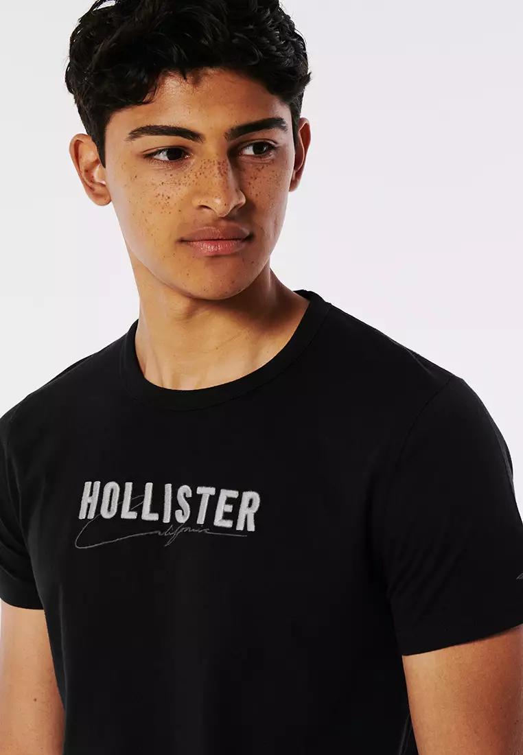 Hollister logo sale t shirt