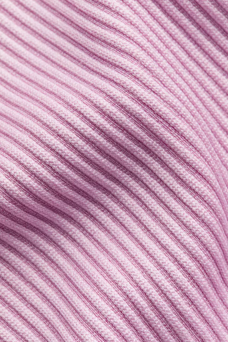 Ribbed off-the-shoulder dress