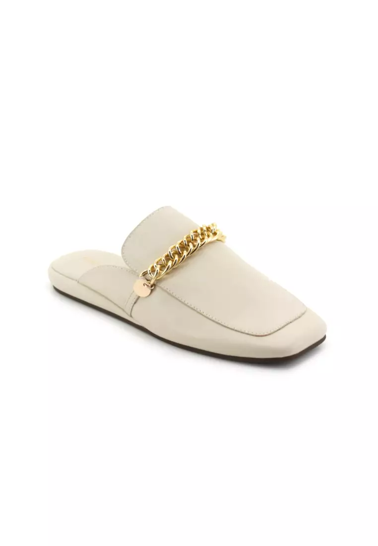 Buy Bata MARIE CLAIRE Women White Flats/ Women Mules/ Slip on