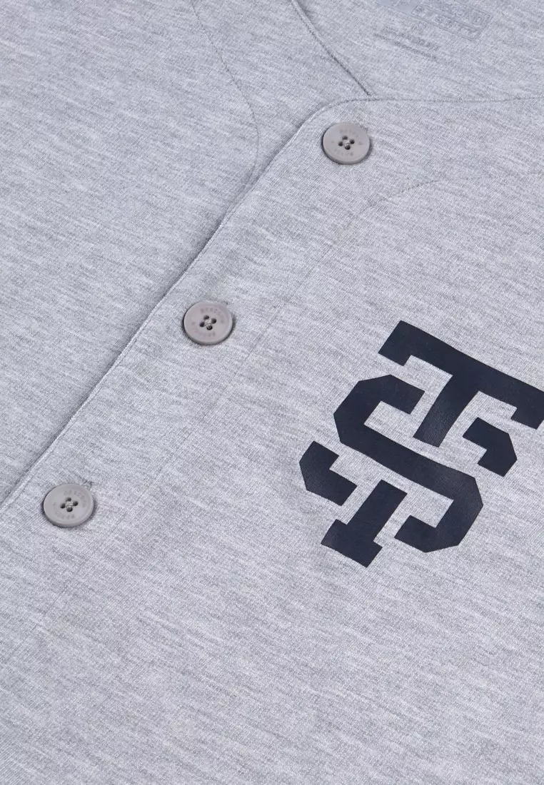 3Second Men's Shirt Short Sleeve Relaxed Fit Baby Terry Sporty Omrun HP-121224