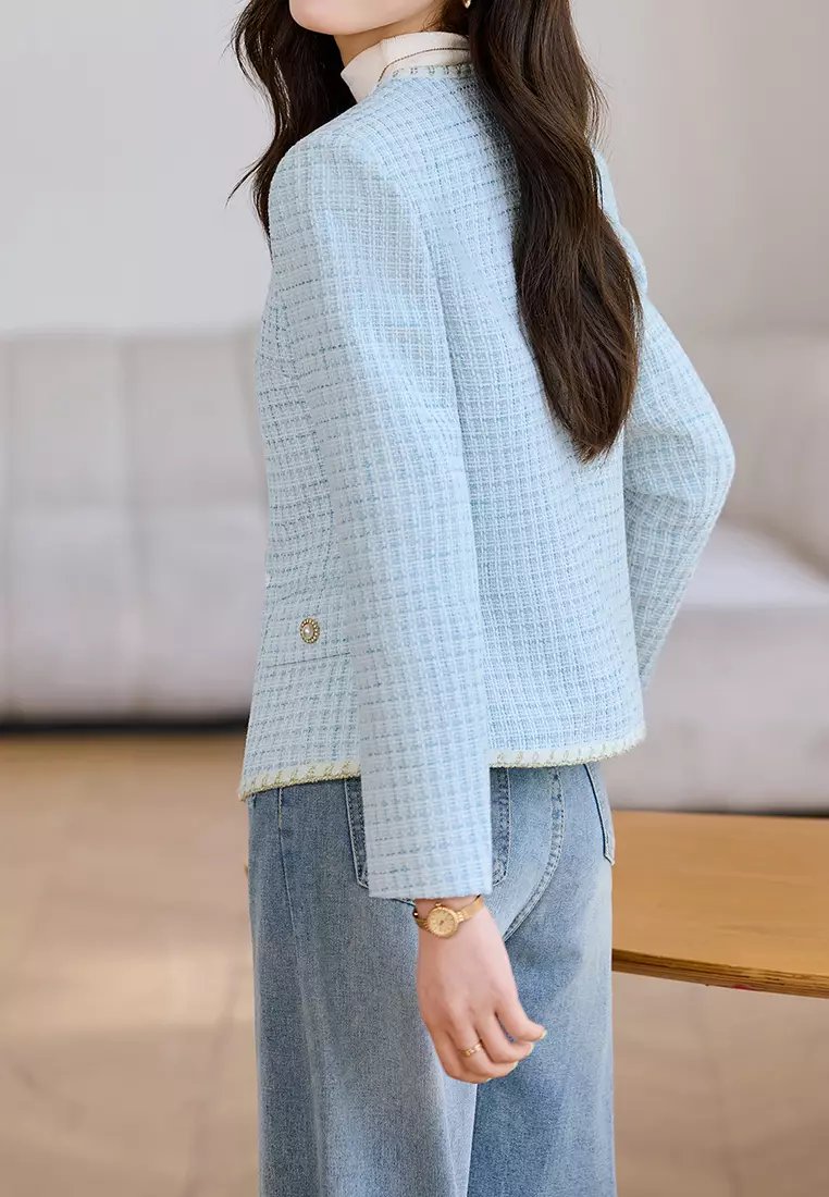French-style Tweed Jacket‌ YGH-EY8987