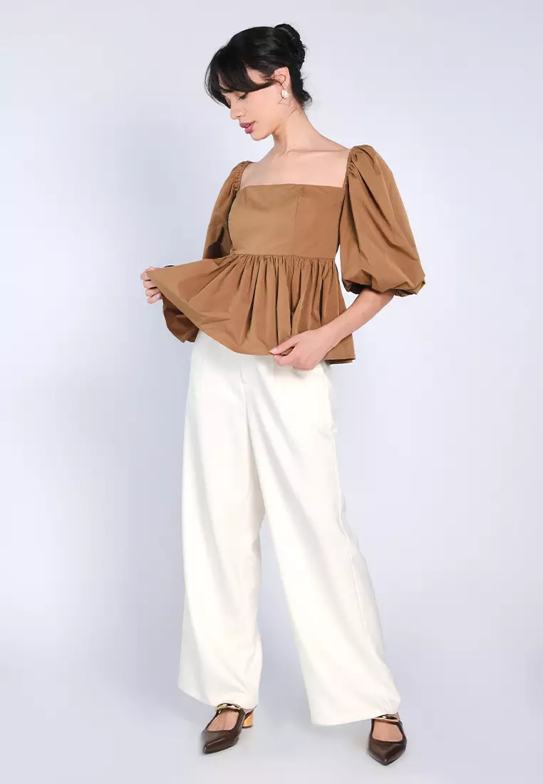 Mark Bumgarner X Vania Romoff Gia Short Sleeve Top