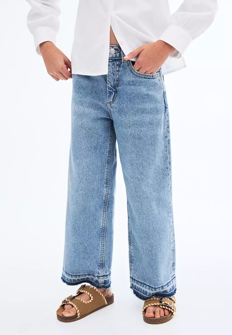 Jeans Culotte Mid-Waist Comfort